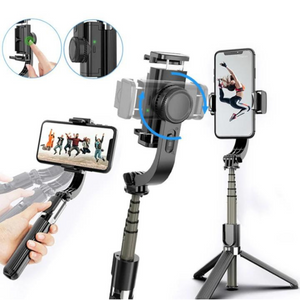 3D Smart Bluetooth Selfie Stick - mit rutschfestem Premium Stativ!