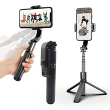 Lade das Bild in den Galerie-Viewer, 3D Smart Bluetooth Selfie Stick - mit rutschfestem Premium Stativ!
